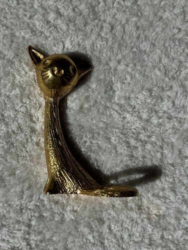 Objet déco chat - , doré