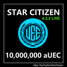 STAR CITIZEN - 10,000,000 aUEC (Alpha UEC) for 4.3.2 LIVE