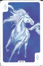 CARTE DE JEU CARREFOUR 2019 DISNEY LA REINE DES NEIGES 2 CHEVAL N° 64      #CKDB