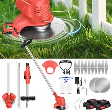 1800W Débroussailleuse Coupe Herbe Bordure Sans Fil + Batterie 21V 18000rpm/min