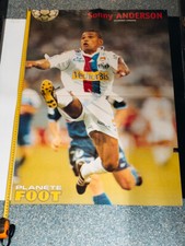magazine planète foot poster sonny anderson batistuta football