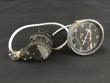 Rare Indicateur tachymétrique + transmetteur JAEGER + cordon d'origine années 60