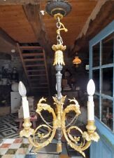 Lustre Bronze Style Louis XVI