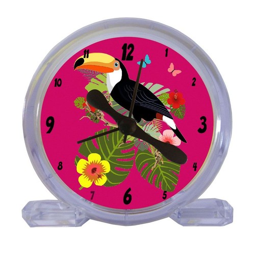 Réveil rose toucan - , en