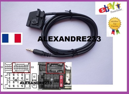 Cable auxiliaire adaptateur