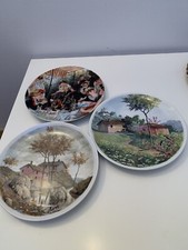Lot assiettes décoratives - lot,