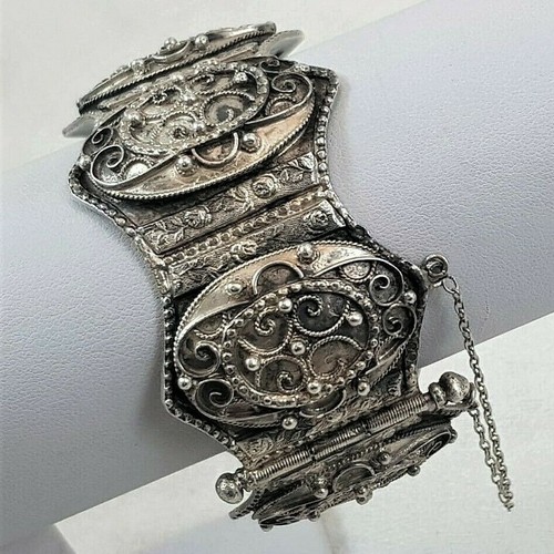 Bracelet manchette ancien en - ,