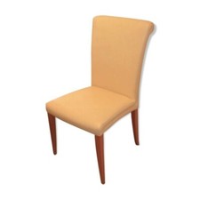Chaises Poltrona Frau vittoria en cuir jaune