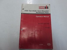 CASE 7500 Manuel De