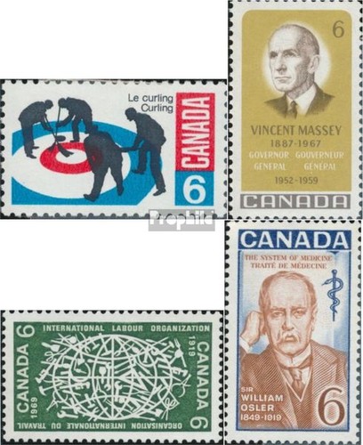 Timbres canada 1969 - , mi