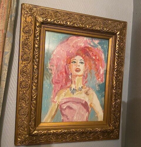 Huile sur carton - ,