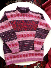 PULL JACQUARD EN PURE LAINE