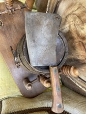 Belle Grosse Feuille De Boucher Ancienne Acier Fondu 