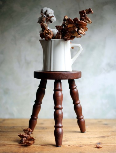 Breton stool milkmaid - milkmaid,