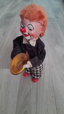 Clown Mécanique Ancien (Cymballes, veste noir) - 21cm
