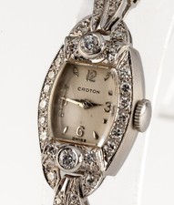 14k or Blanc Croton Femmes