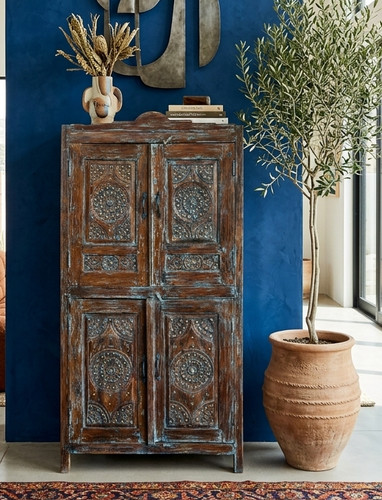 Vintage style floral carved - vintage,