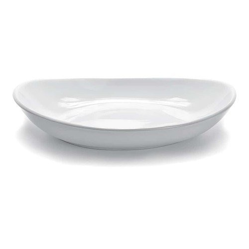 Plat ovale fond hôtel blanc - fond,