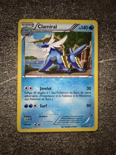 Clamiral holo pokémon - holo,