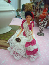 ANCIENNE POUPEE DE COLLECTION PETIT COLLIN L'ESPAGNOLE DE 18 CM