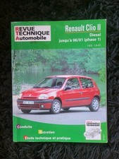 REVUE TECHNIQUE RENAULT CLIO II  DIESEL jusqu'à 06/2001 phase 1  1.9 D - 1.9 dTi
