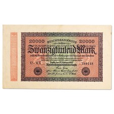 Allemagne -  billet 20000 mark