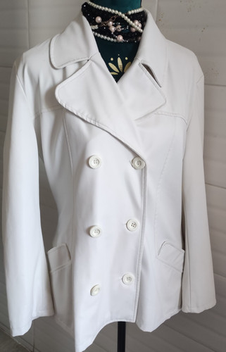 Imperméable blanc caban - blanc,