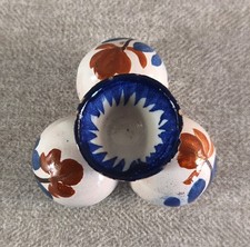 ORIGINAL PETIT BAGUIER OU SALERON EN CERAMIQUE FAIENCE MARTRES TOLOSANE