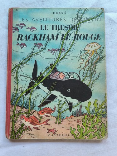 Tintin ancienne le - bd, "