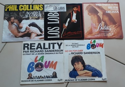 Lot disques vinyles 45 - 40,