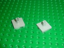2 x LEGO Oldgray Tile 2 x 2