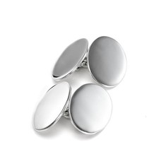 Boutons de Manchette Ovales en