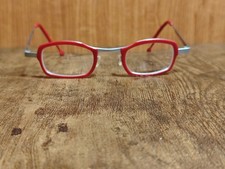 CADRE DE LUNETTES VINTAGE ANNE ET VALENTIN FLOU ROUGE ACÉTATE MADE IN...