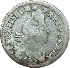 O8483 Rare 4 sols aux 2 L