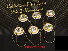 NEWS - 2ème Série de 6 Capsules de champagne Générique (P'tit Caps)