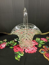 Vase Ou Sceaux à Champagne En Verre, En Forme De Panier, trés bon état