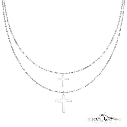 Collier double rangs - , "composé
