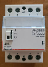 Contacteur de Puissance 40A Legrand 4 Pôles Bobine 230V - Réf: 412553 - OCCASION