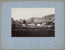 France, Poncin, Bourg de Cerdon vintage print tirage d'époque  32x24,5 