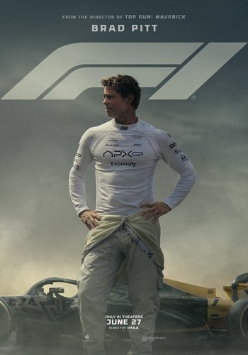Brad pitt affiche du - f1,