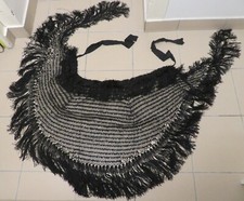 CHÂLE DENTELLE NOIRE ancienne