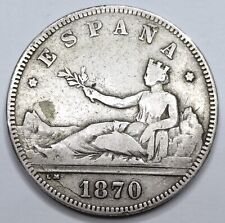 Rare Monnaie Argent, 2 Pesetas