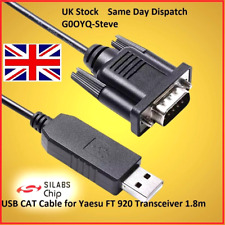 Câble USB CAT Pour Transceiver Yaesu FT 920 Long De 1,8 M