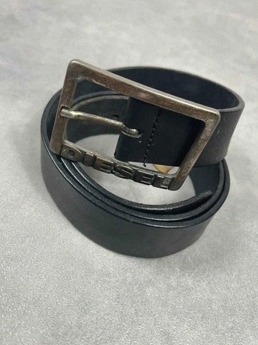 Ceinture cuir noir - , vintage