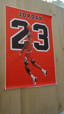 NO MAILLOT BASKETBALL MICHAEL JORDAN POSTER N°23 CHICAGO BULLS TOILE NBA 75x50