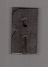 CARACTERE D'IMPRIMERIE BOIS