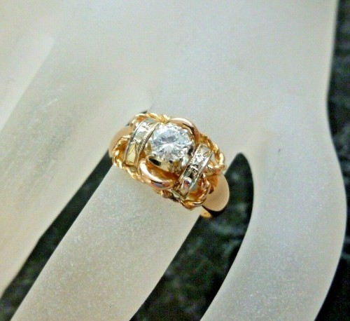 Bague ancienne k - ancienne, sertie