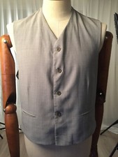 ZARA Menline Gilet de costume grisTaille XL 42