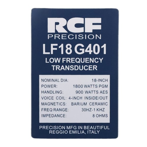 Rcf lf18 g401 - rcf,