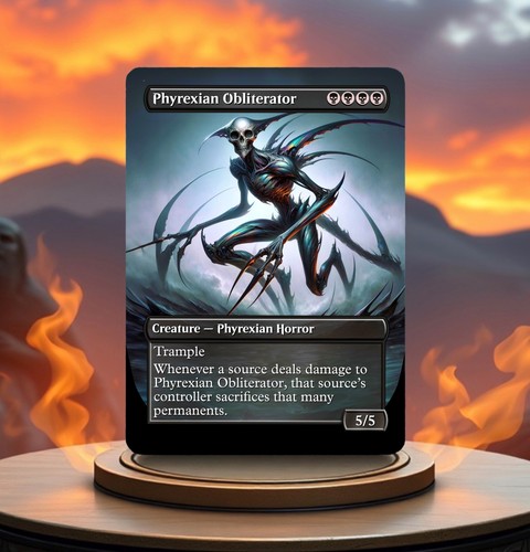 Phyrexian obliterator custom - phyrexian,